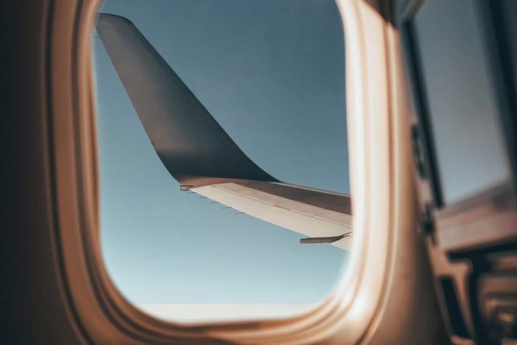 plane window