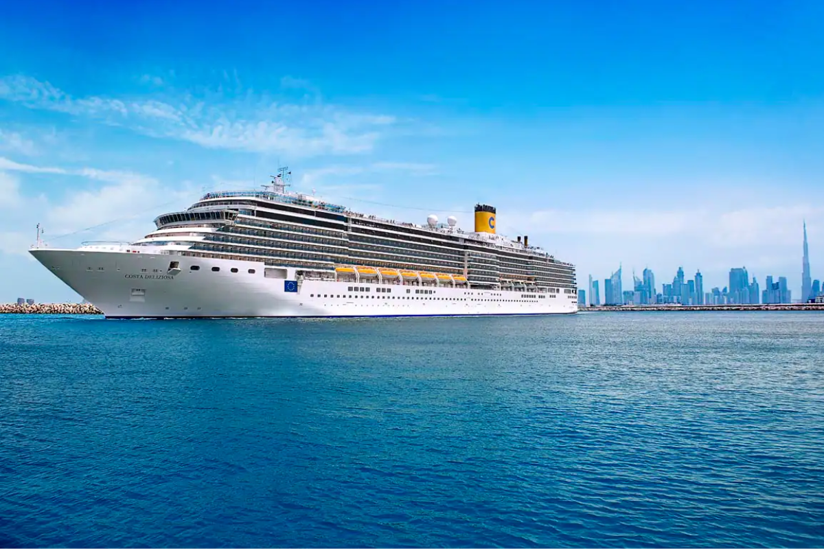 A cruise liner in Dubai. Dubai Tourism