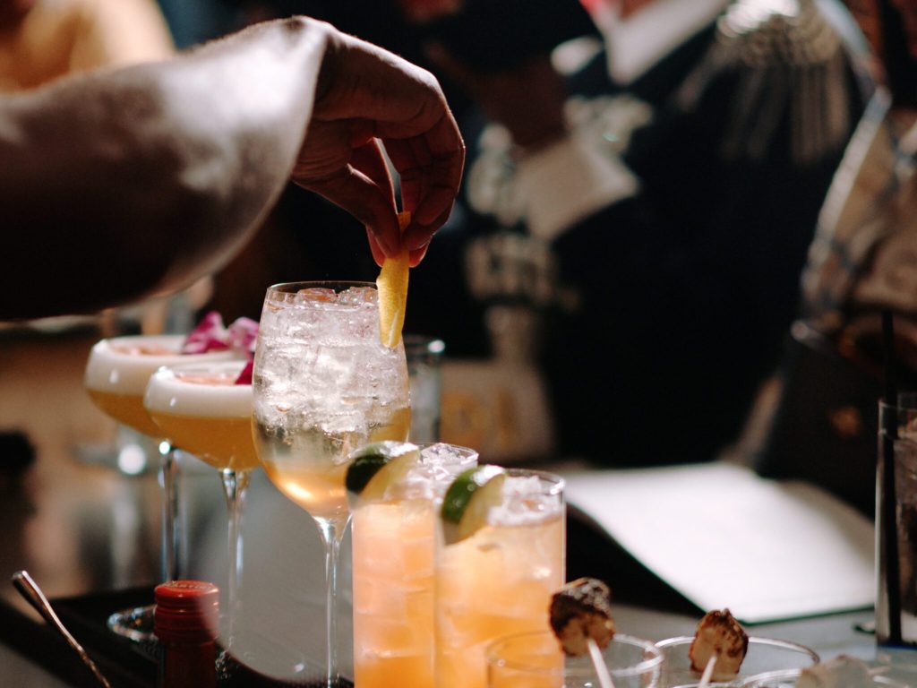 Drinks at a Chicago bar