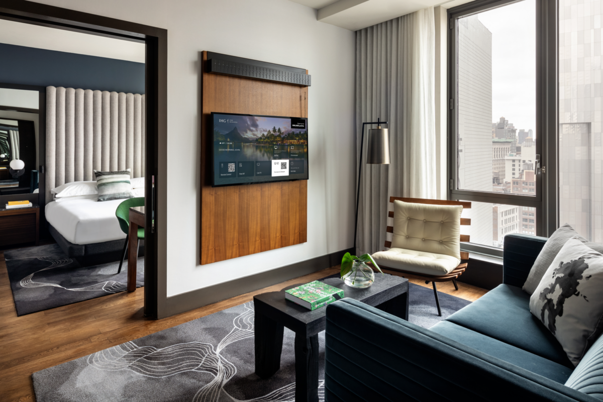 IHG Hotels & Resorts is the first hotel group adding Apple Airplay to guest rooms.