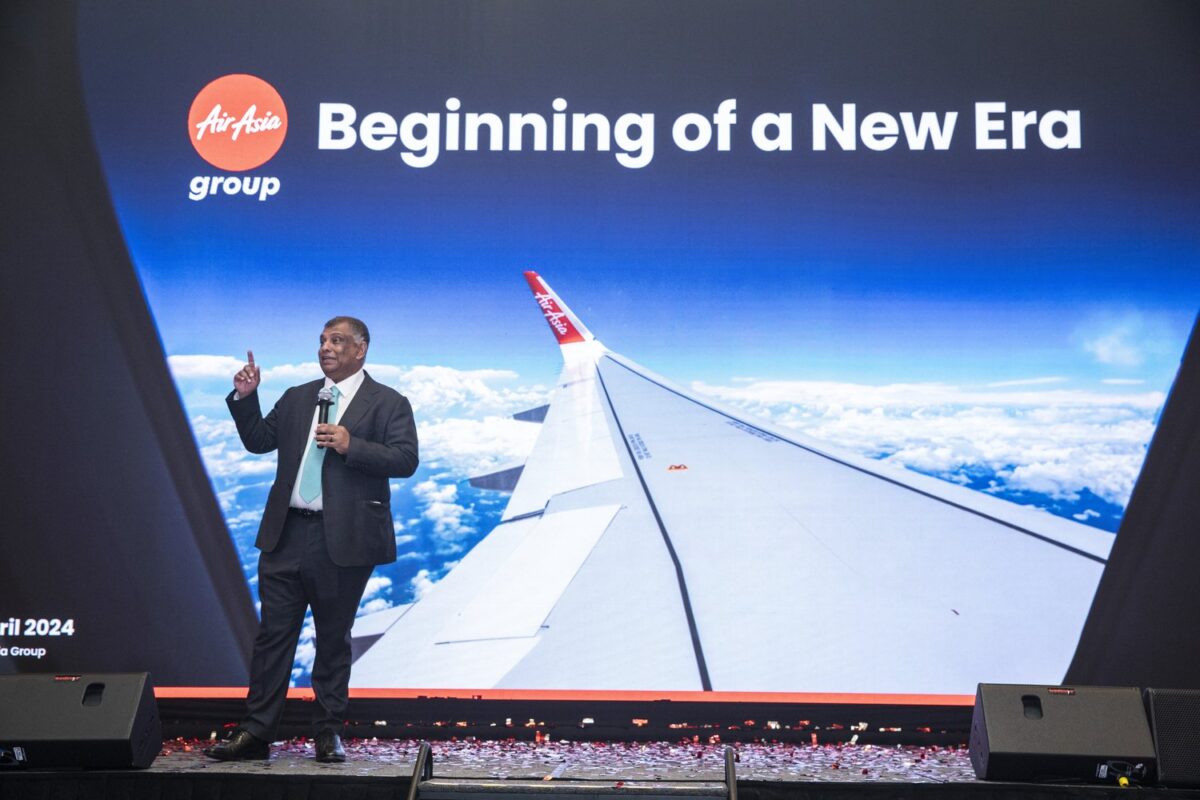 Tony Fernandes called the event the beginning of a new era for Capital A and AirAsia X. 