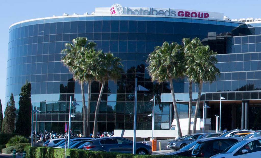 A view of Hotelbeds' headquarters in Palma de Mallorca, Spain.