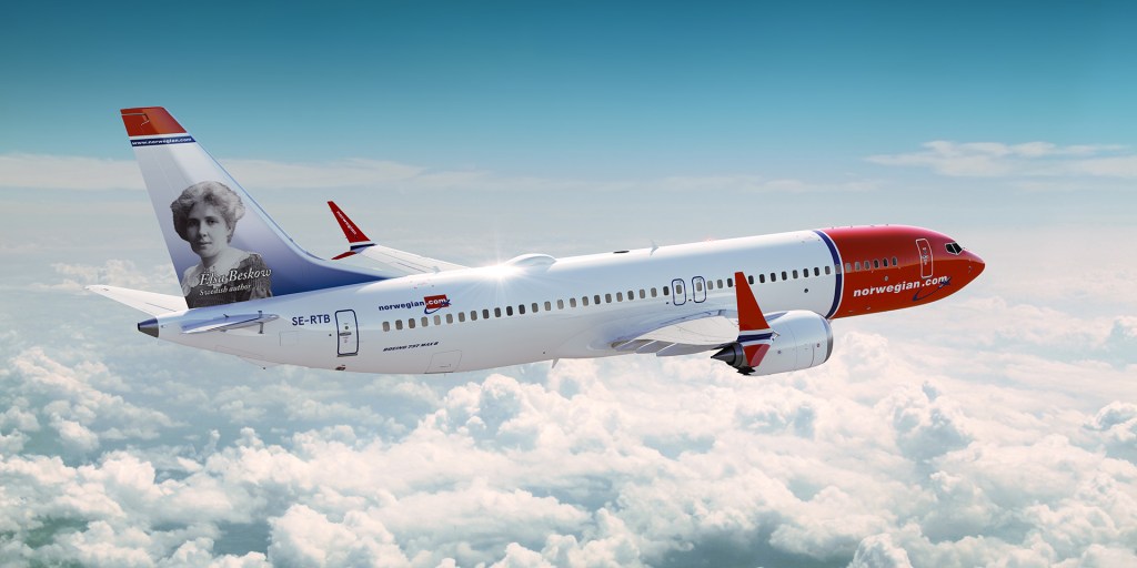 A Norwegian Air Boeing 737