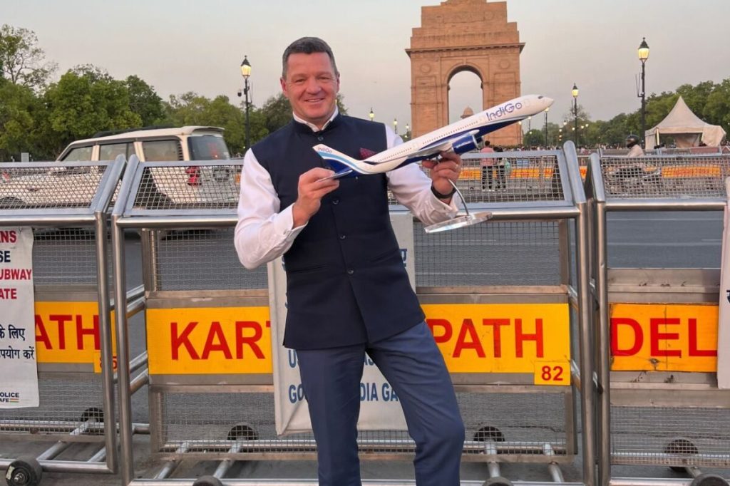 IndiGo CEO Pieter Elbers at India Gate