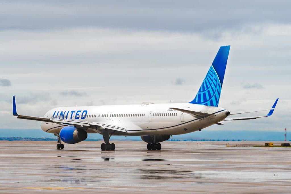 United Boeing 757