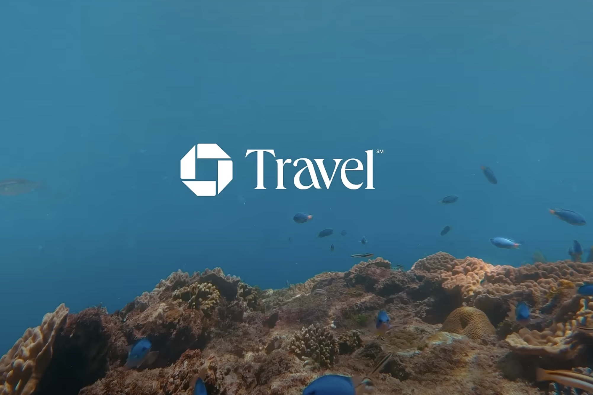 Chase Travel launched its 'reimagined brand' in 2024. This is a screengrab from its 'Where Travelers Go' advertising campaign.  