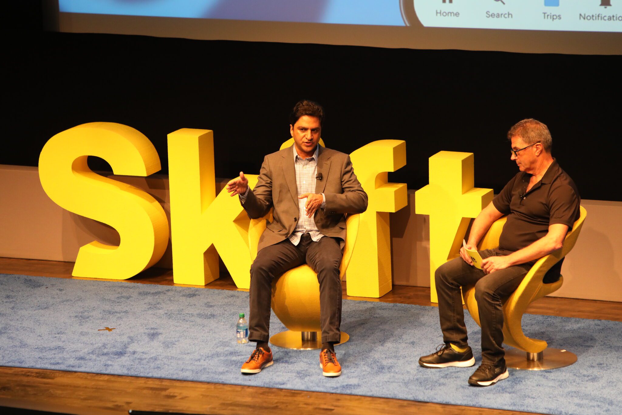 Expedia Group’s Chief Architect Rajesh Naidu at the Skift Data + AI Summit 2024.