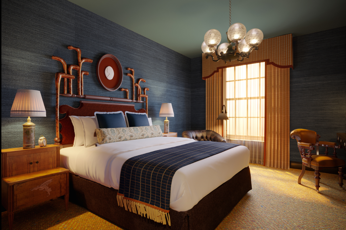 A single guestroom at the Graduate Princeton hotel in New Jersey. Source: Hilton.