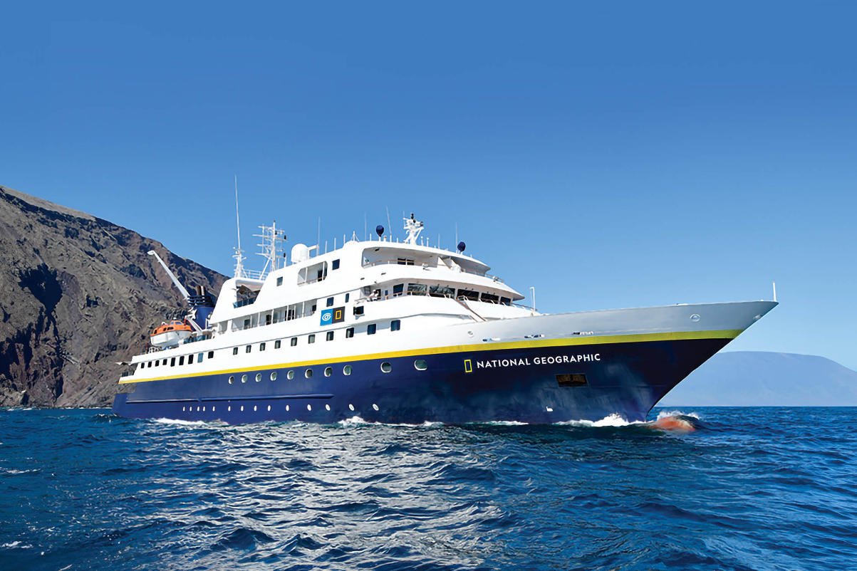 Lindblad National Geographic expeditions in Galapagos.