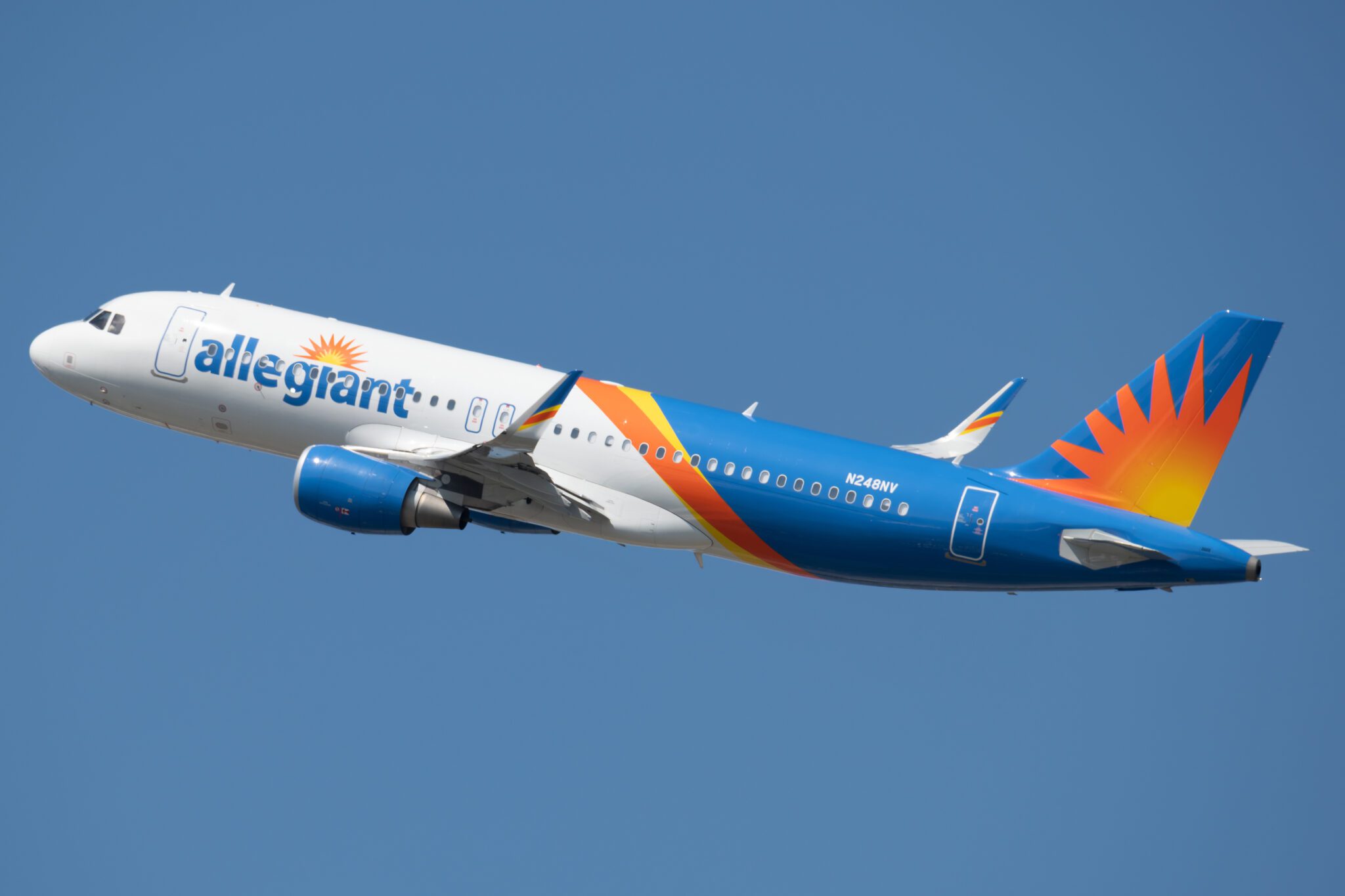 An Allegiant Air Airbus A320.