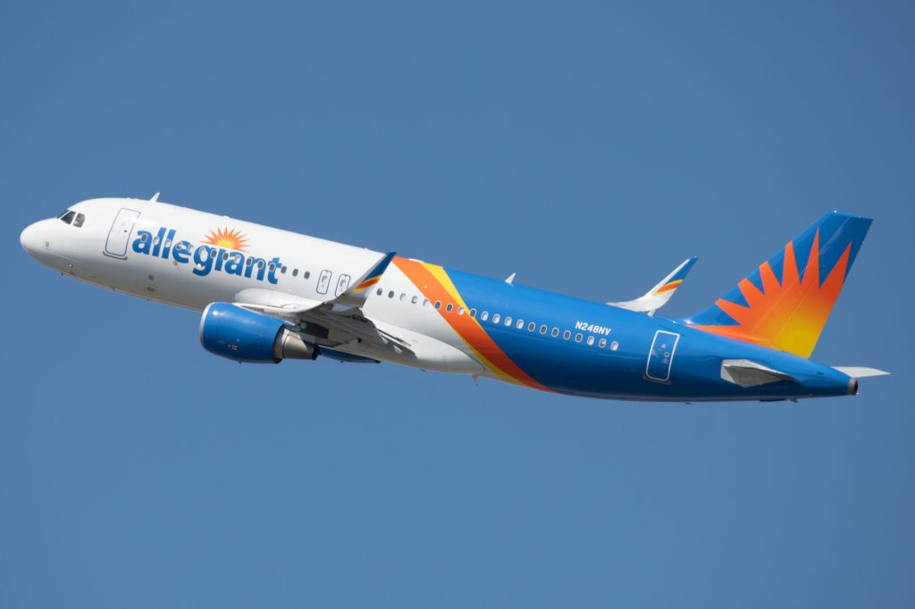 An Allegiant Air Airbus A320