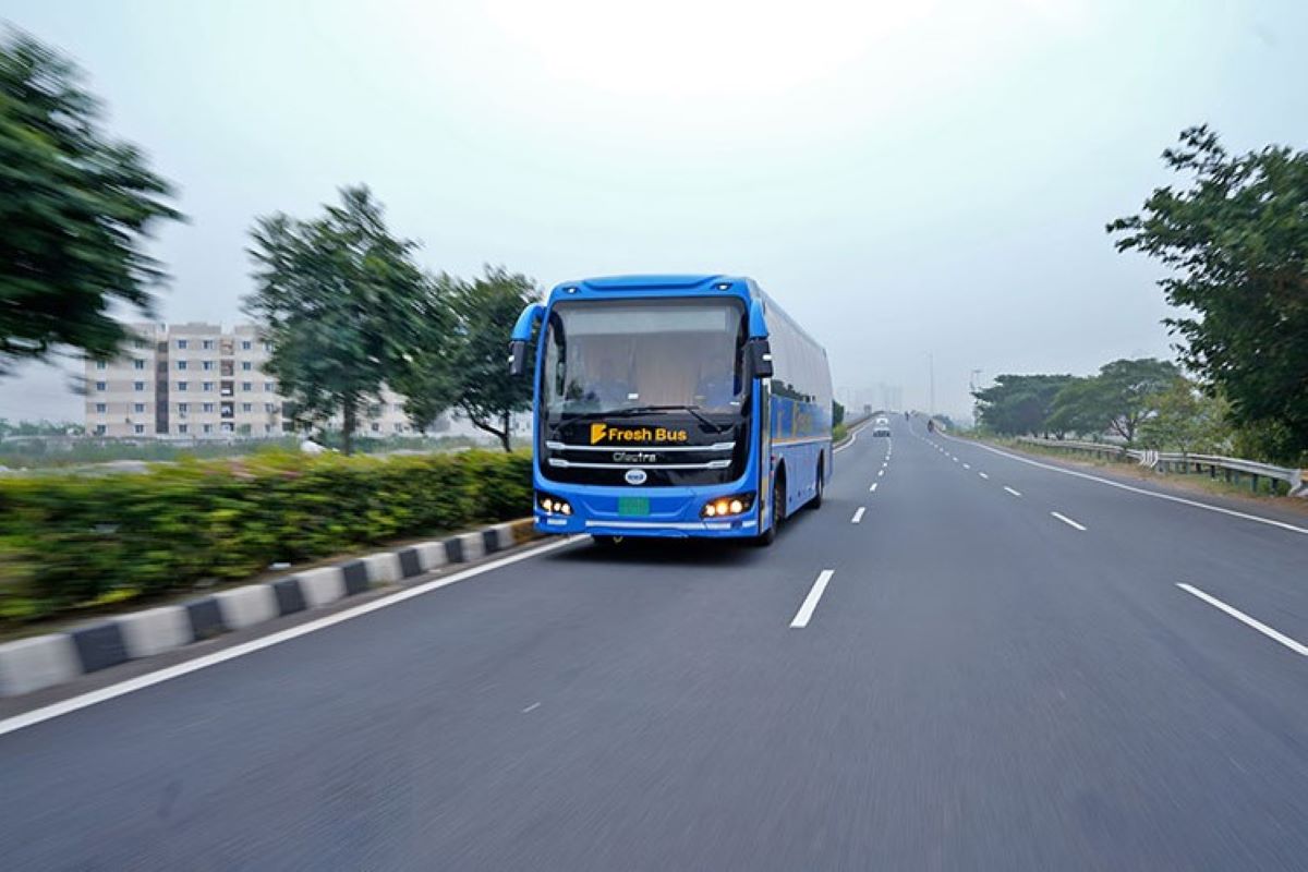 The intercity bus industry accounts for 51% of the inland travel by public transport in India.