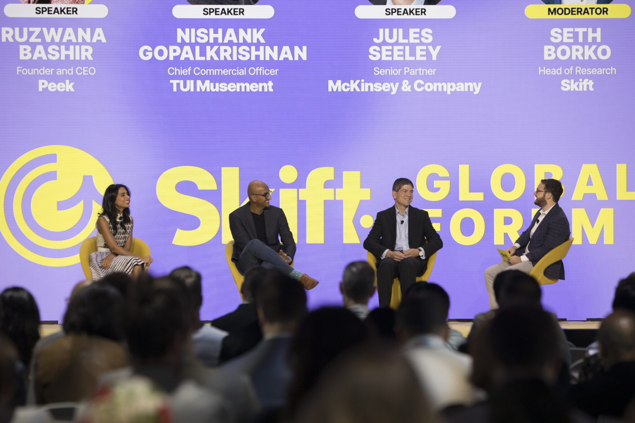 Peek, TUI Musement, and McKinsey at Skift Global Forum 2024