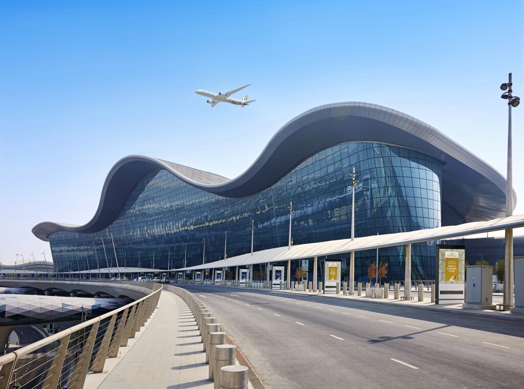 Zayed International Airport exterior