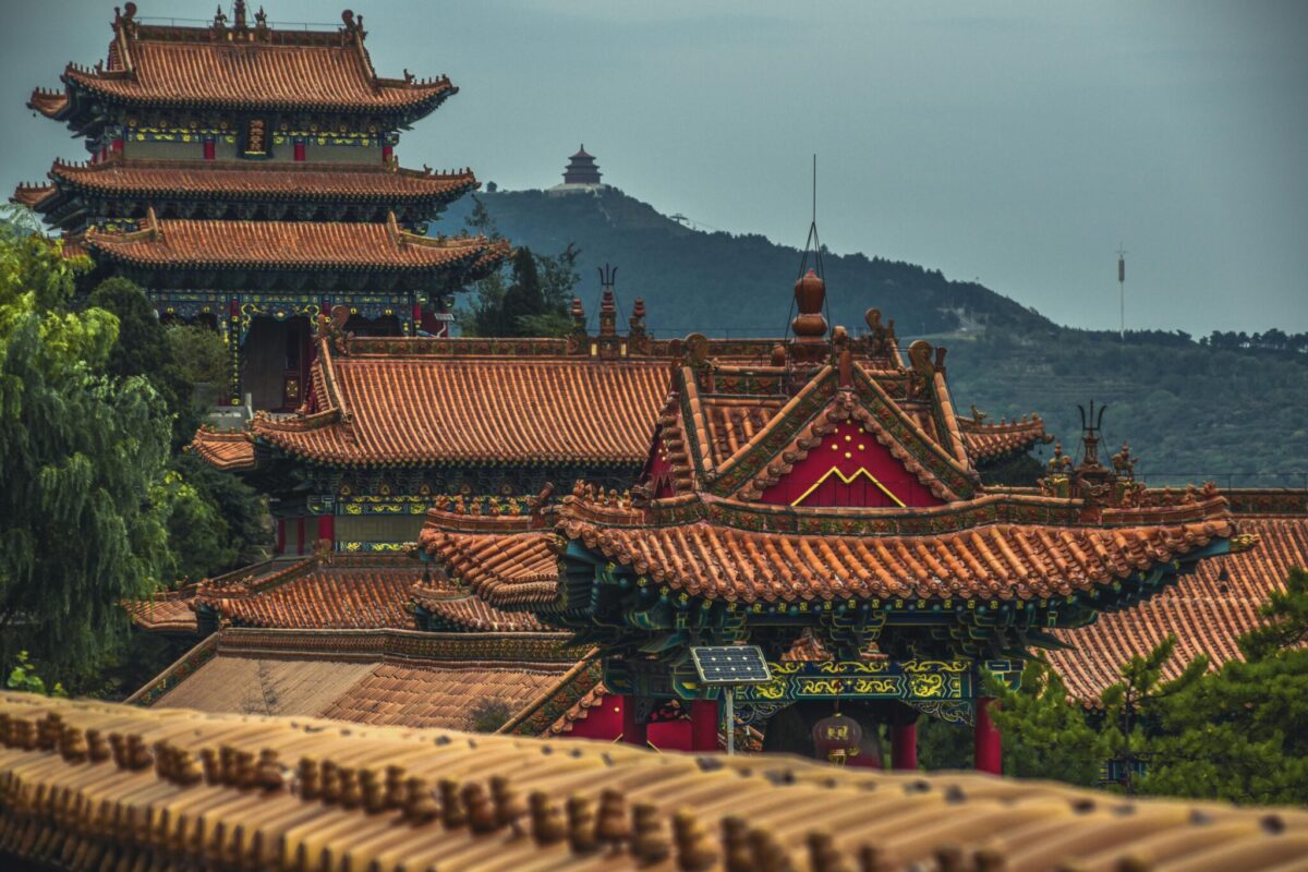 A temple in Shanxi, China.