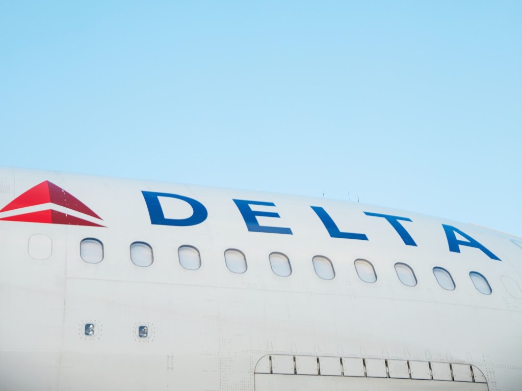 A Delta Air Lines plane.