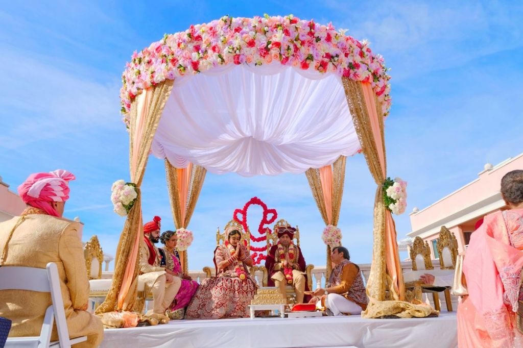 Photo Credit: A destination Indian wedding at Clearwater Beach, U.S.