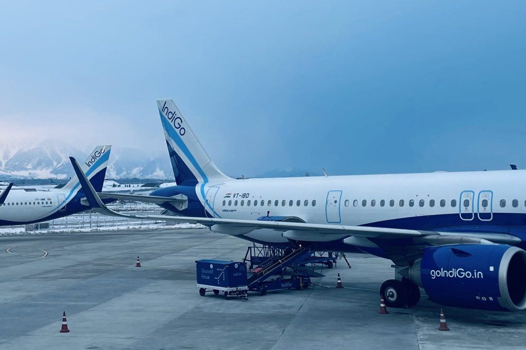 Image: IndiGo flights in Srinagar, India