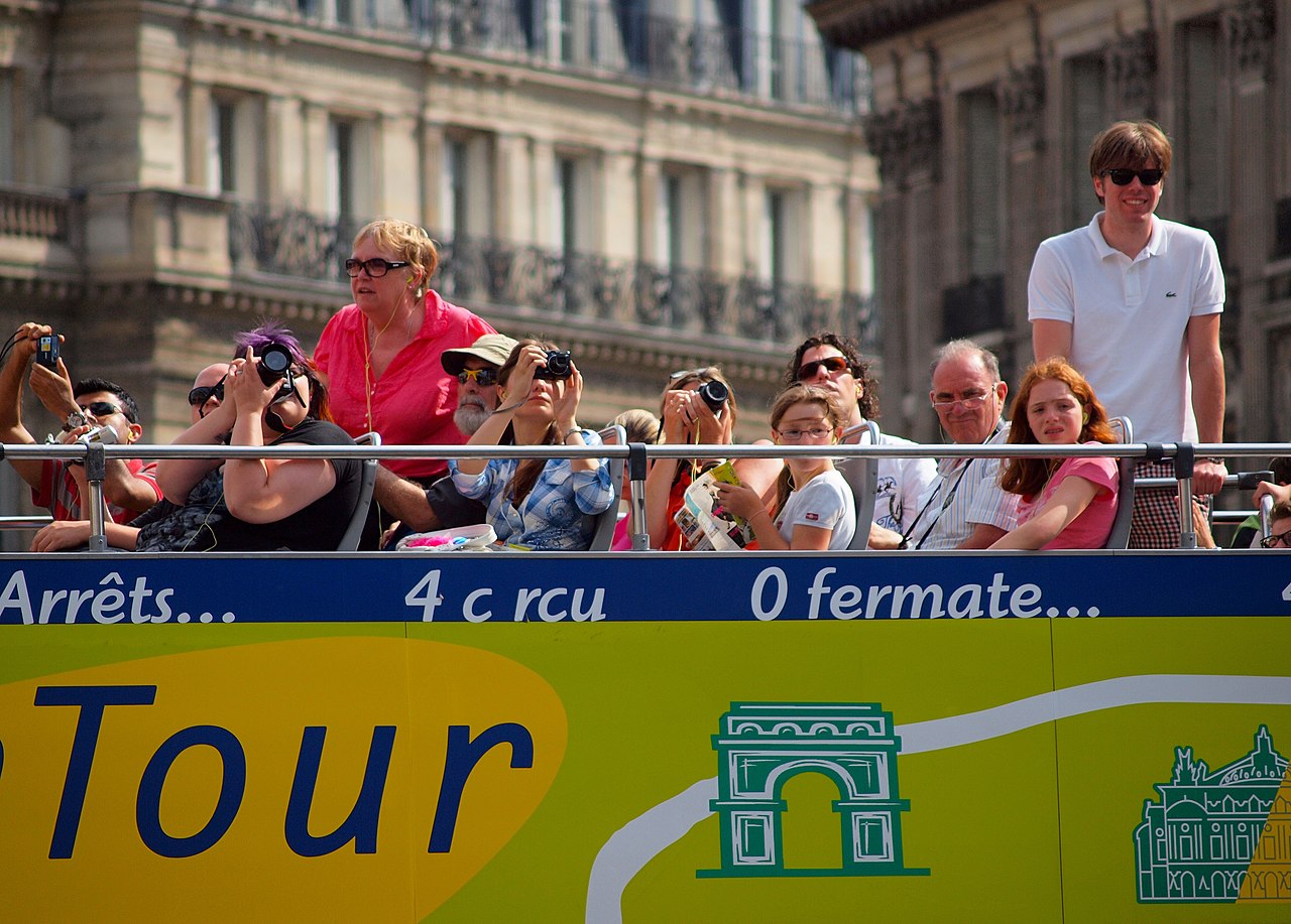 Tourists in Paris