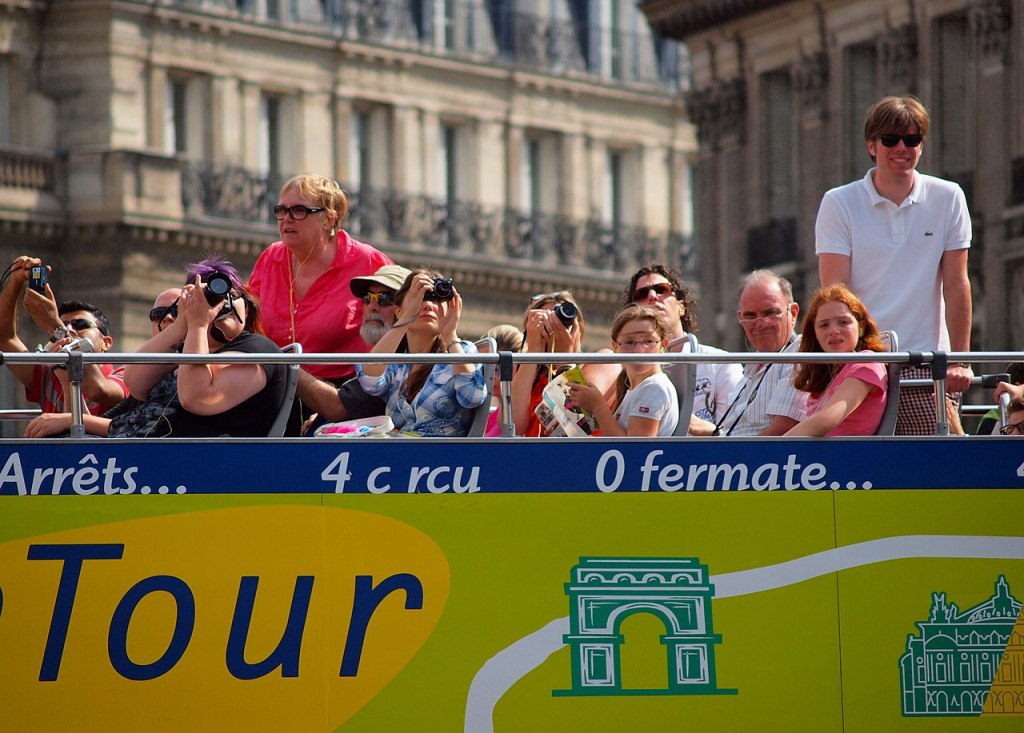 Tourists in Paris