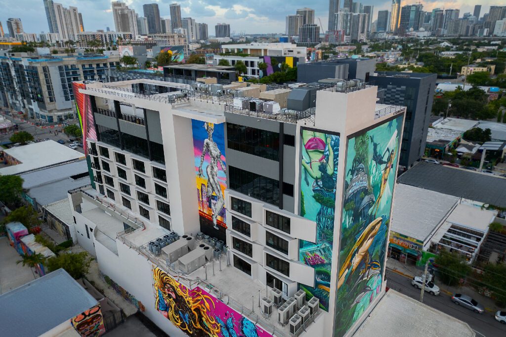 skyline view of a hotel in miami beach