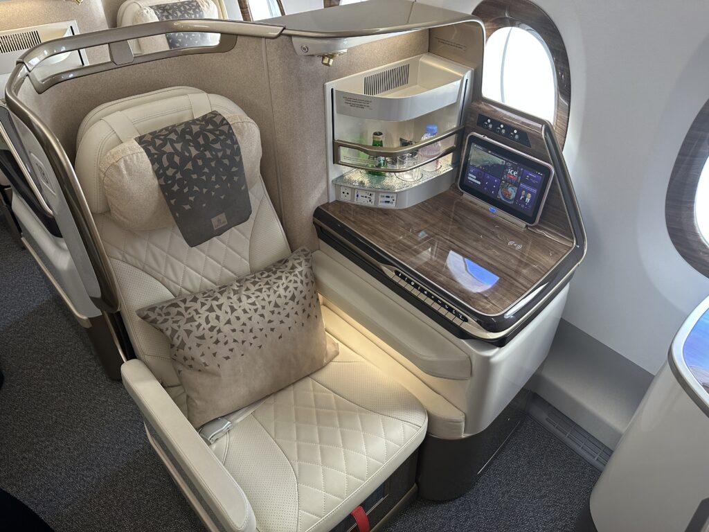 Emirates Refreshed Business Class on board the A350