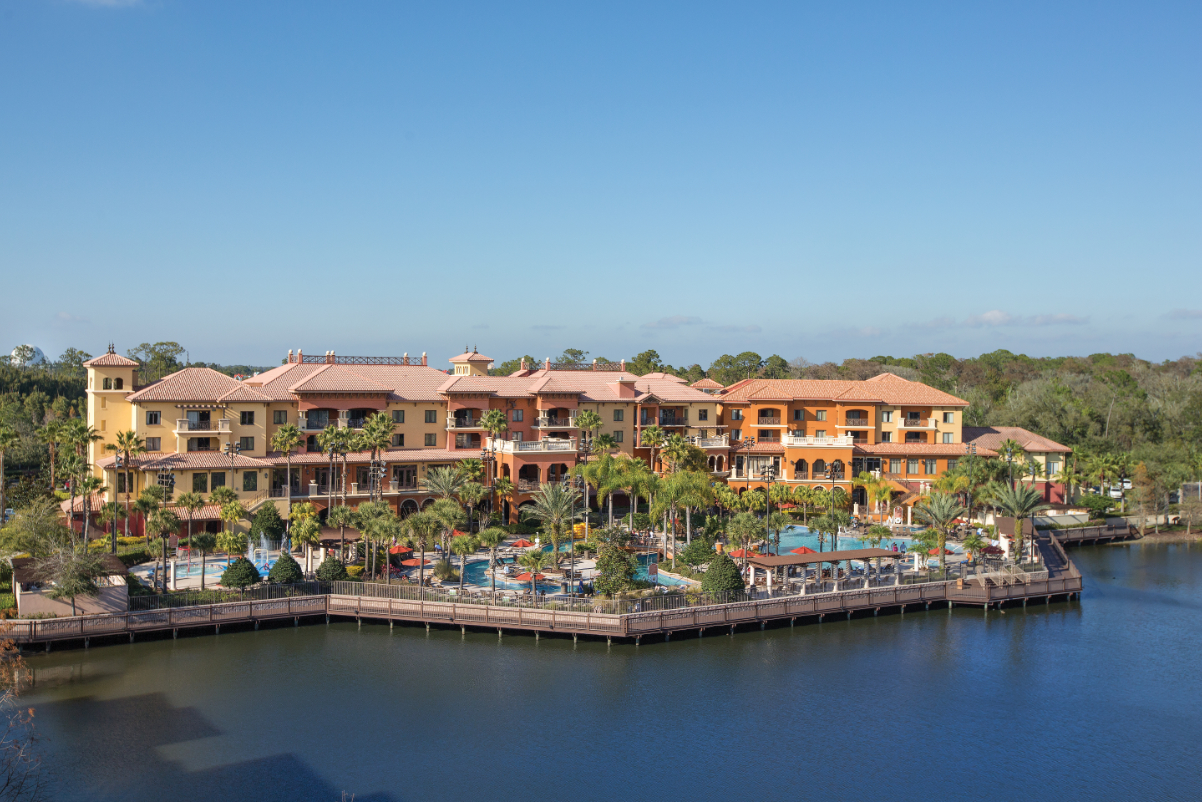 Exterior of Club Wyndham Bonnet Creek in Orlando, Florida. 