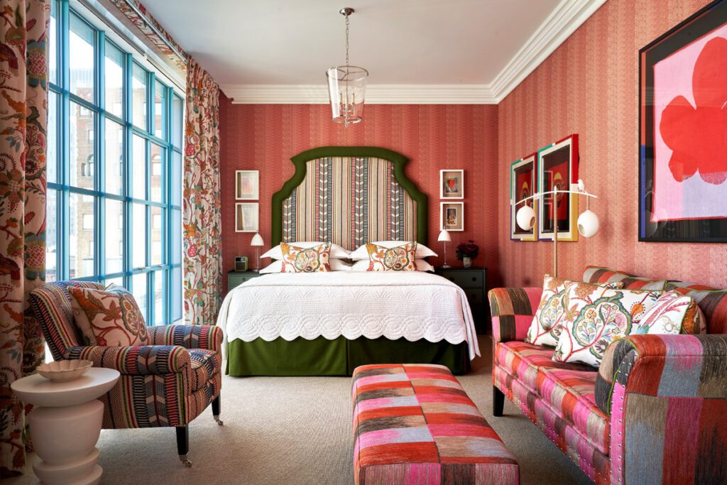 guest room at the warren street hotel in new york firmdale design hotels