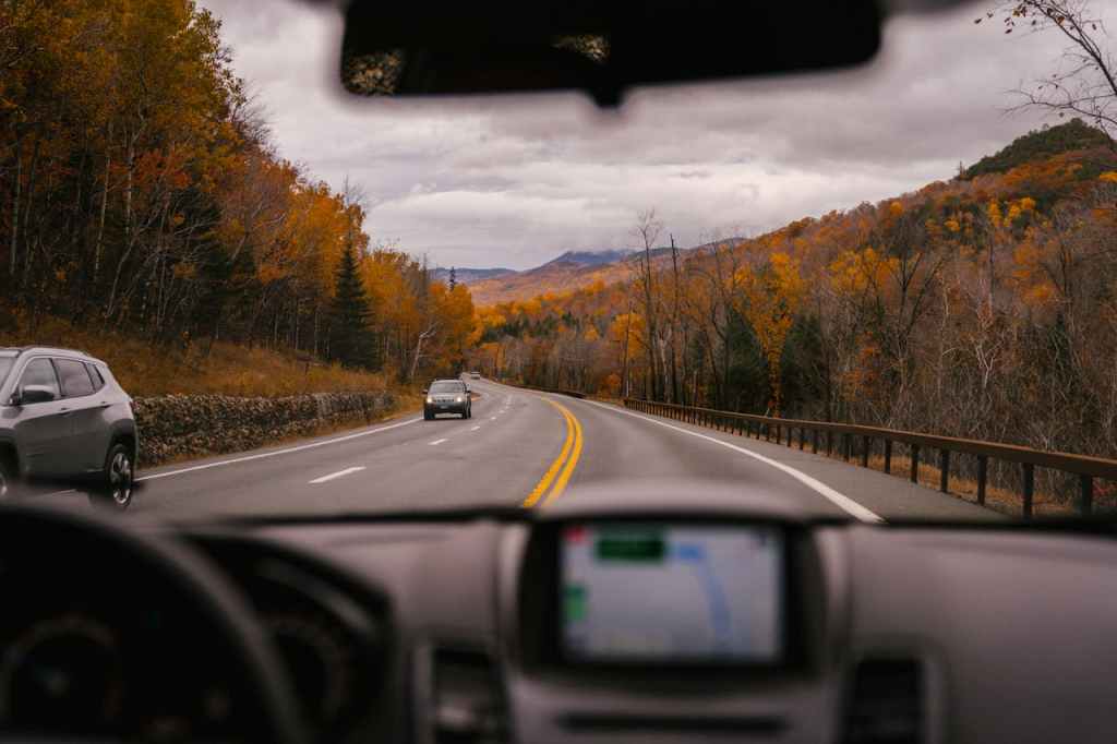 Car on the road