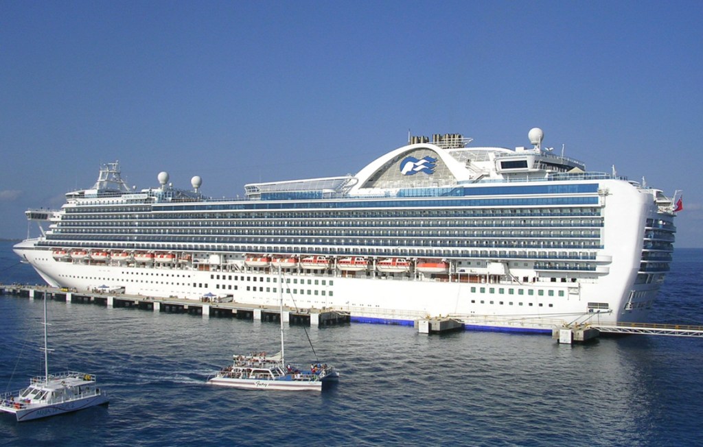 A cruise ship