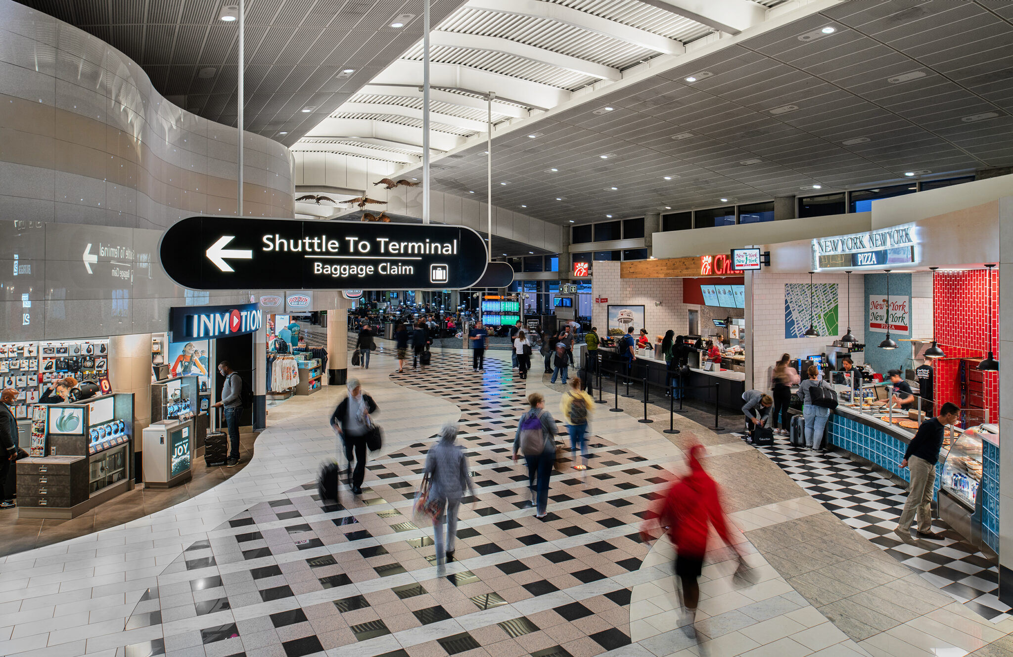 The terminal at Tampa International Airport