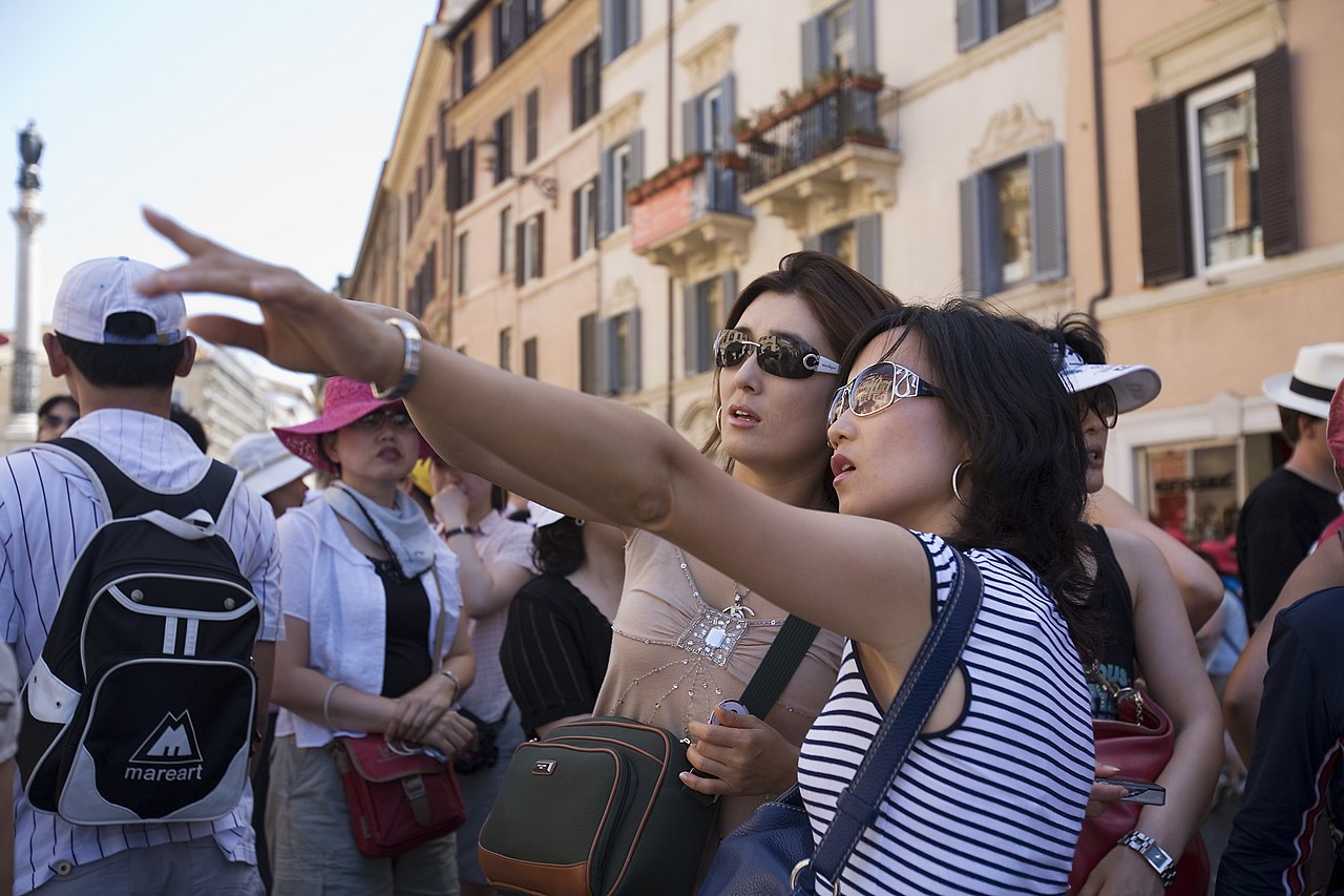 Two tourists