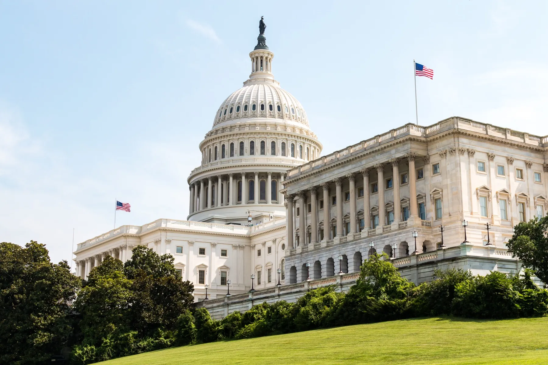 View of the U.S. capitol