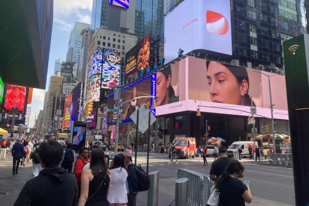 Times Square in New York, U.S.