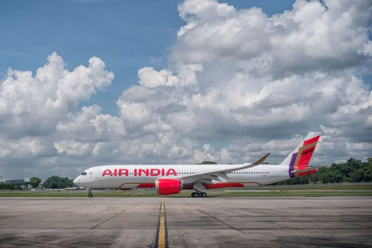 Rebranded Air India aircraft.