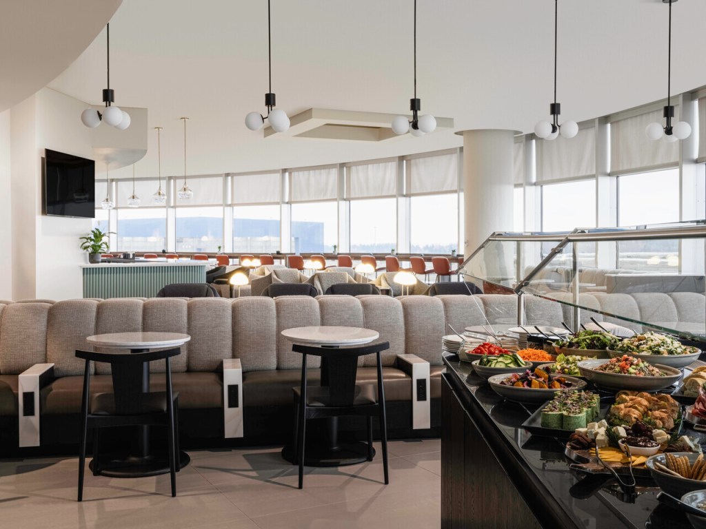 The new-look British Airways Seattle Airport Lounge