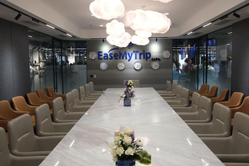 The EaseMyTrip office in Gurugram.