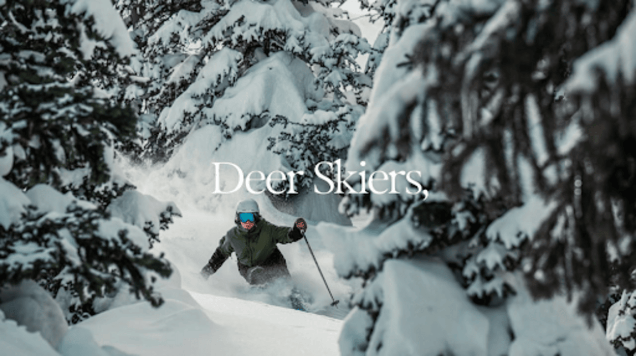 Skier at the Deer Valley resort