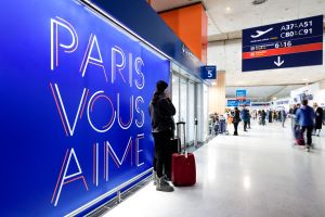 A file image of Paris Charles de Gaulle Airport