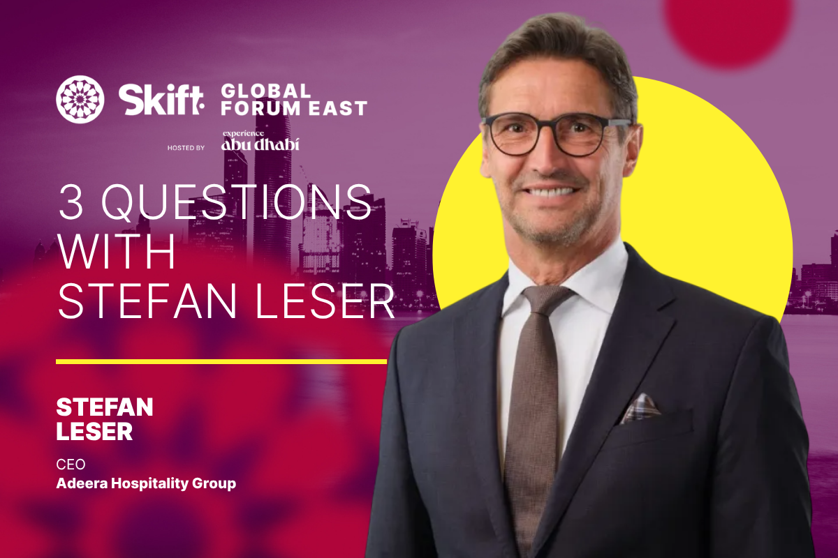 Skift Global Forum East Speaker Features - Stefan Leser Adeera Hospitality Group