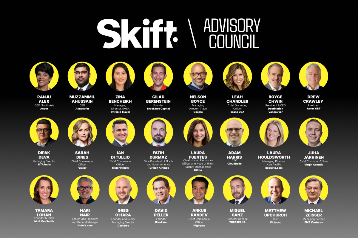 Skift Live Advisory Council members headshots