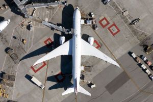 A Turkish Airlines Boeing 787-9 in San Francisco.